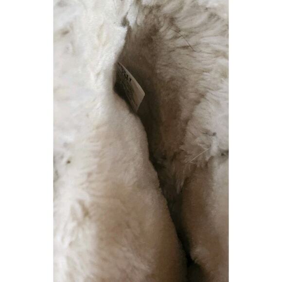 Minnetonka Boots Womens 7 Suede Faux Shearling Slip On Sherpa Lined Mid-Calf - Picture 10 of 13